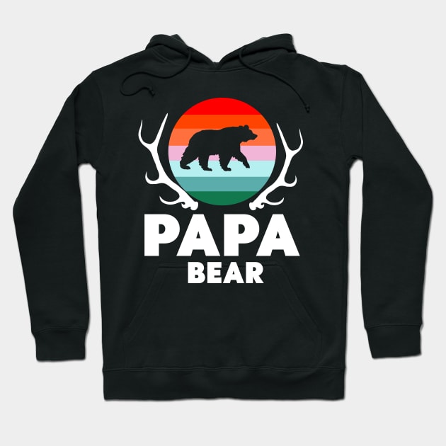 Papa Bear Daddy Father Dad Humor Trend Gift ideas Hoodie by shamyin